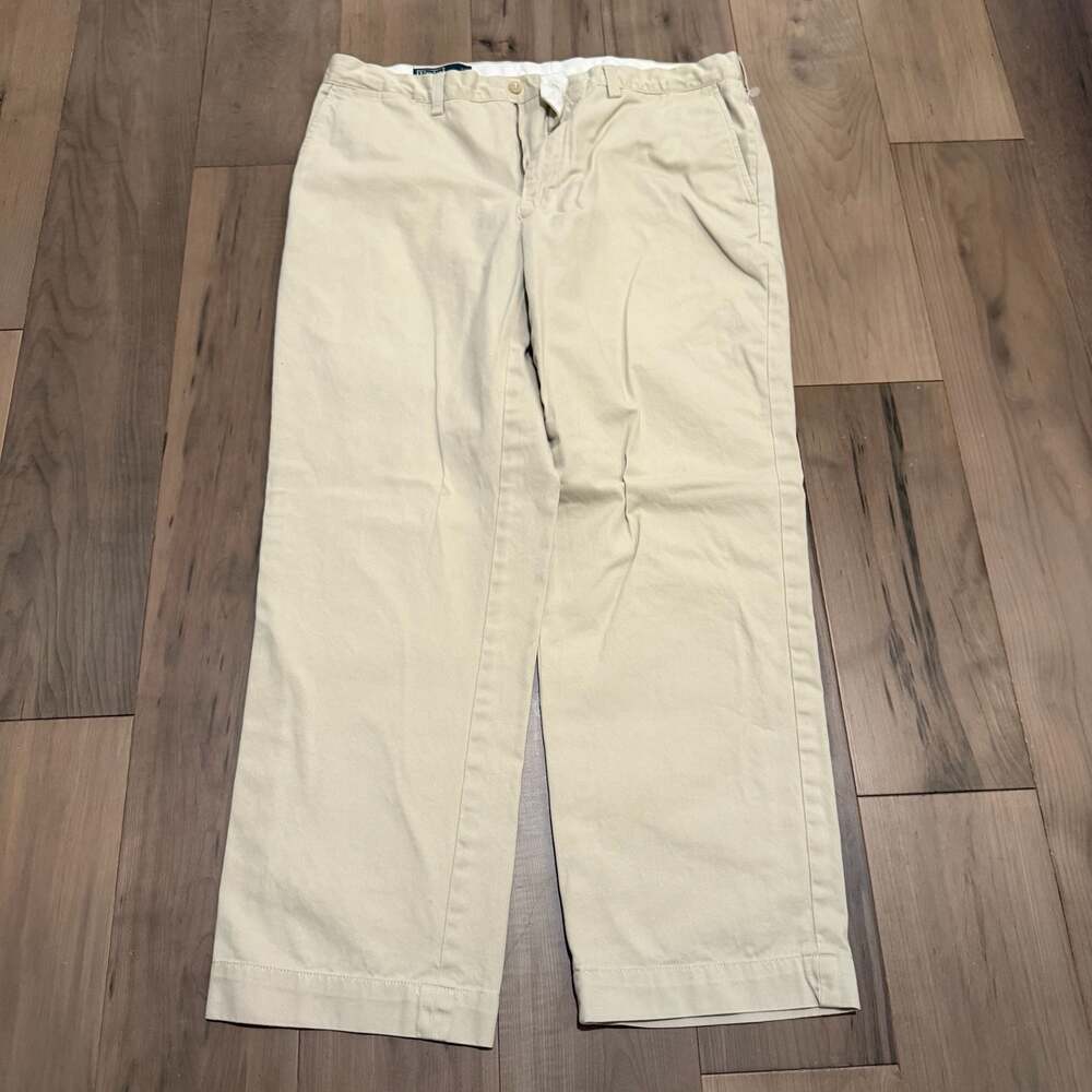 Polo by Ralph Lauren Preston Pant Chino Khaki Tan Size 36/30